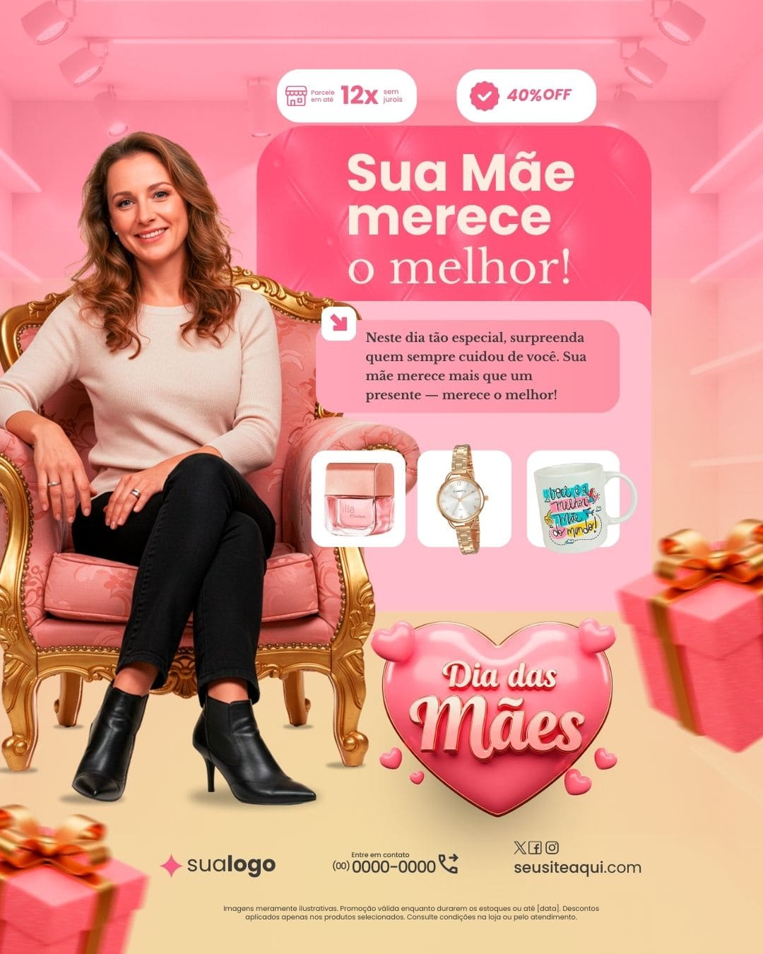 Arte Canva - Dia das Mães 056