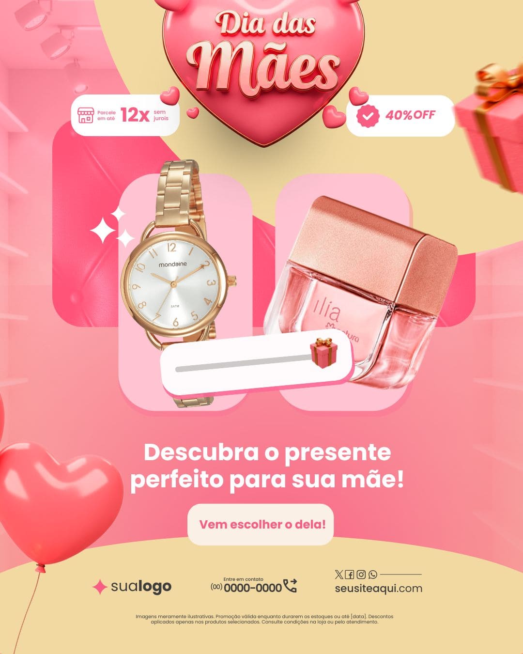 Arte Canva - Dia das Mães 058