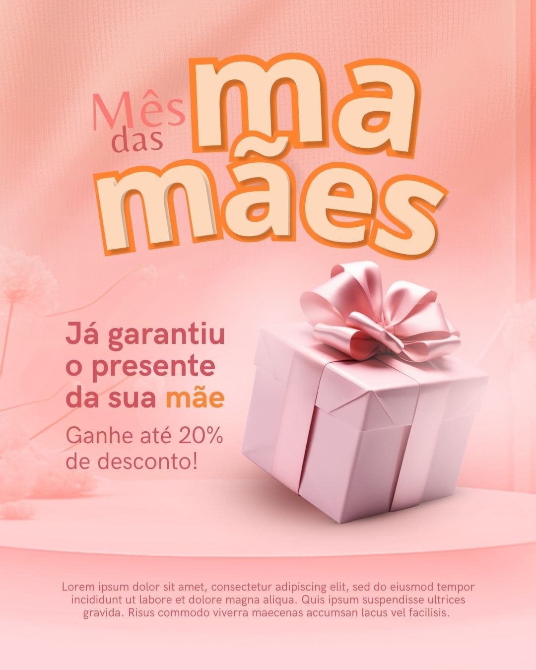 Arte Canva - Dia das mães 065