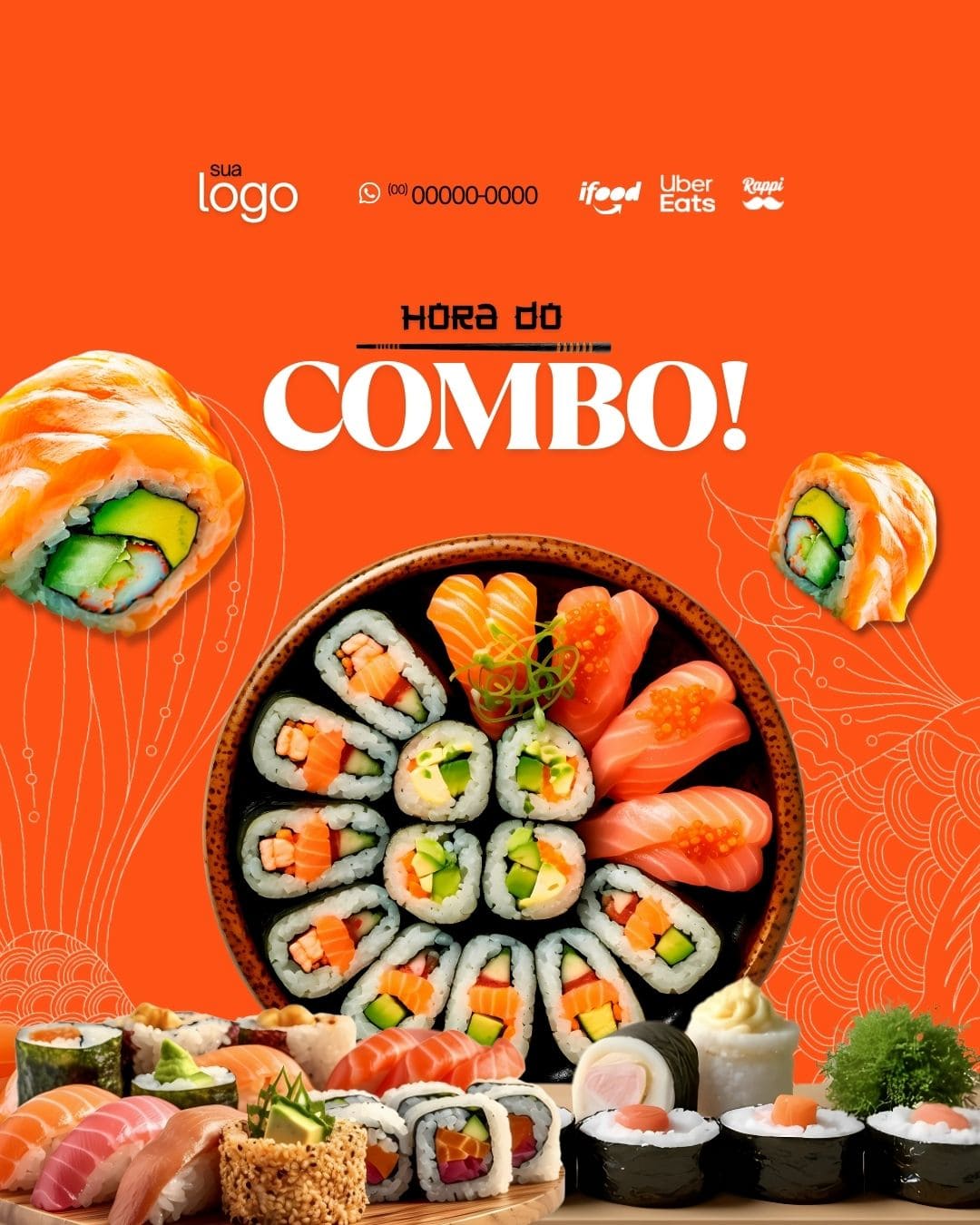 Arte Canva - Comida Japonesa 082