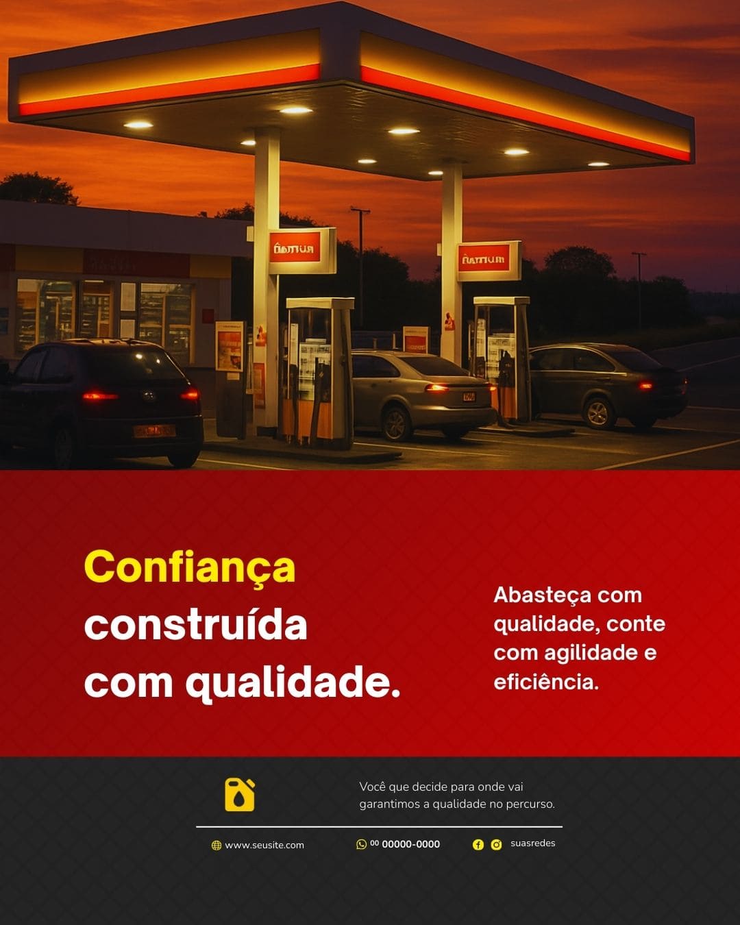 Arte Canva - Posto de Gasolina 032