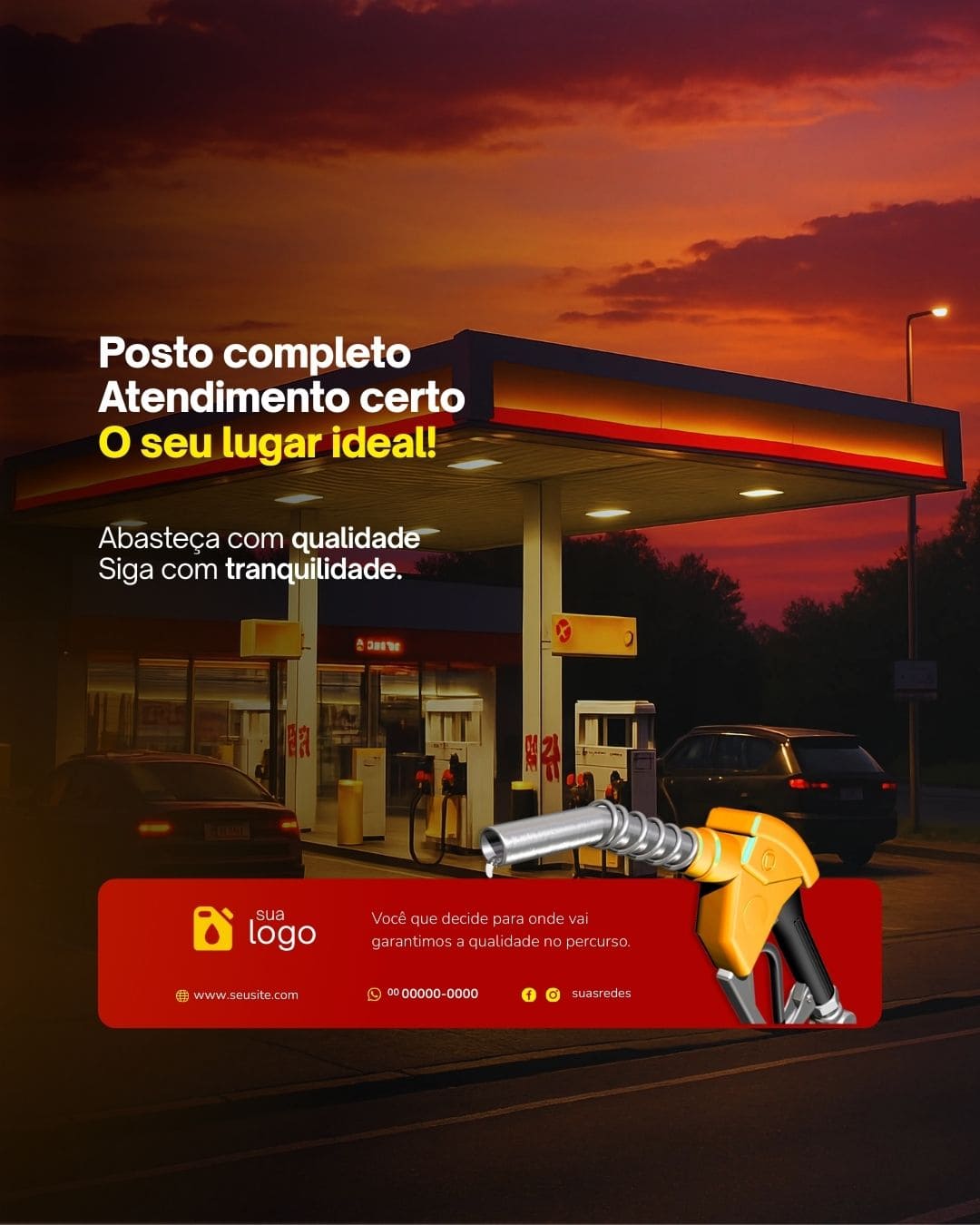 Arte Canva - Posto de Gasolina 033