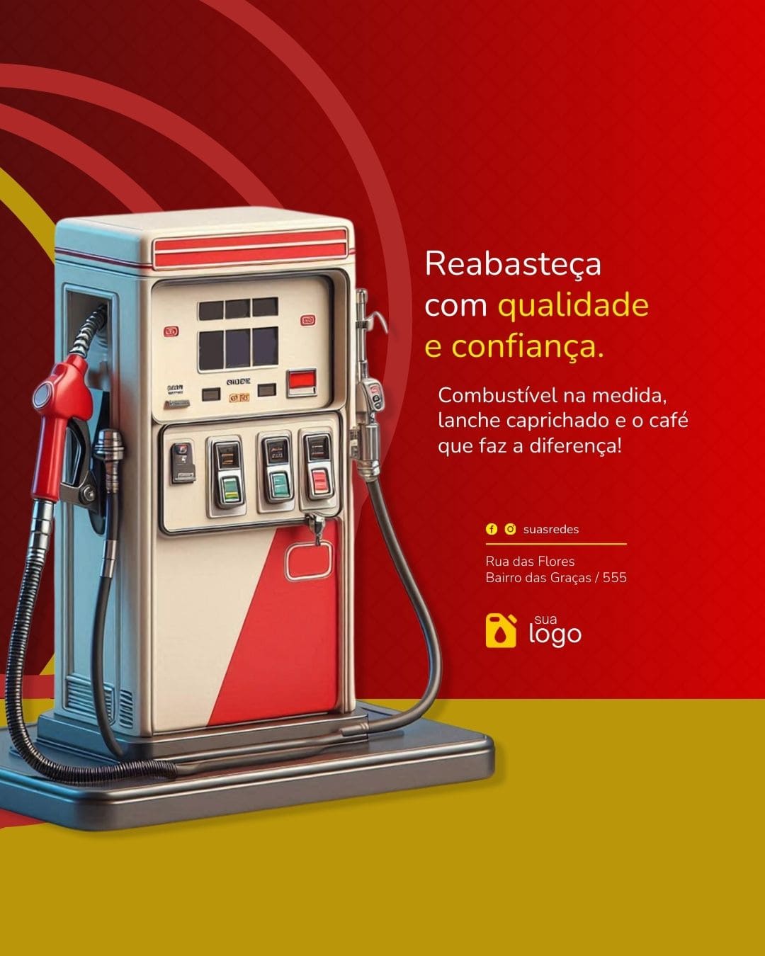 Arte Canva - Posto de Gasolina 034