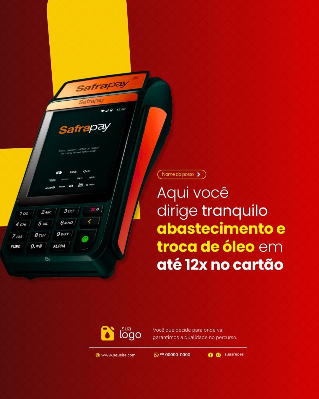 Arte Canva - Posto de Gasolina 039