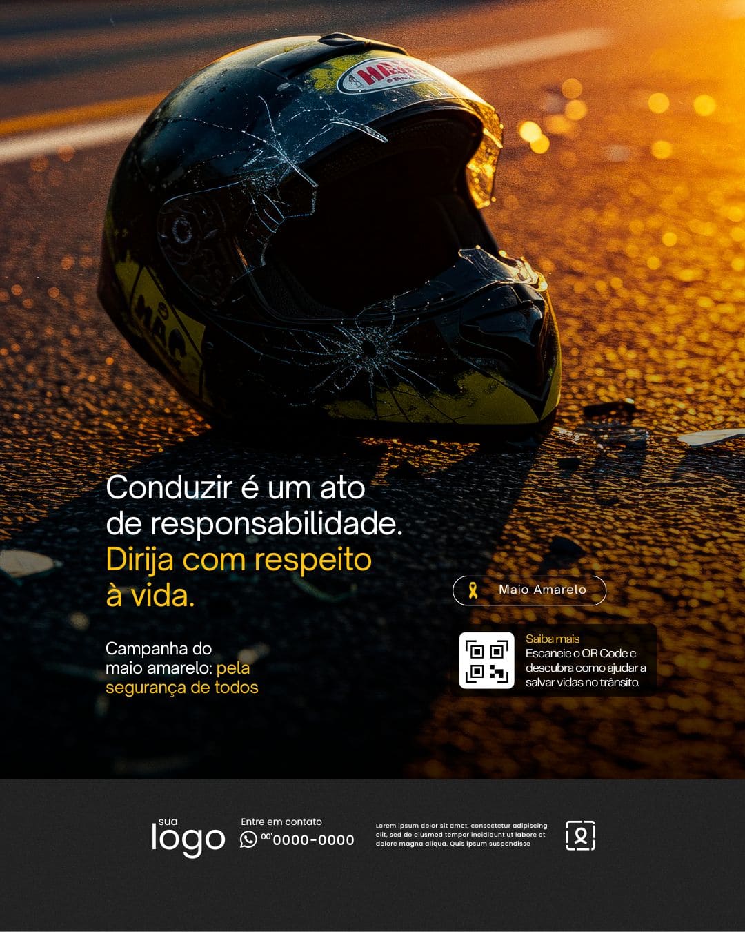 Arte Canva - Maio Amarelo 006