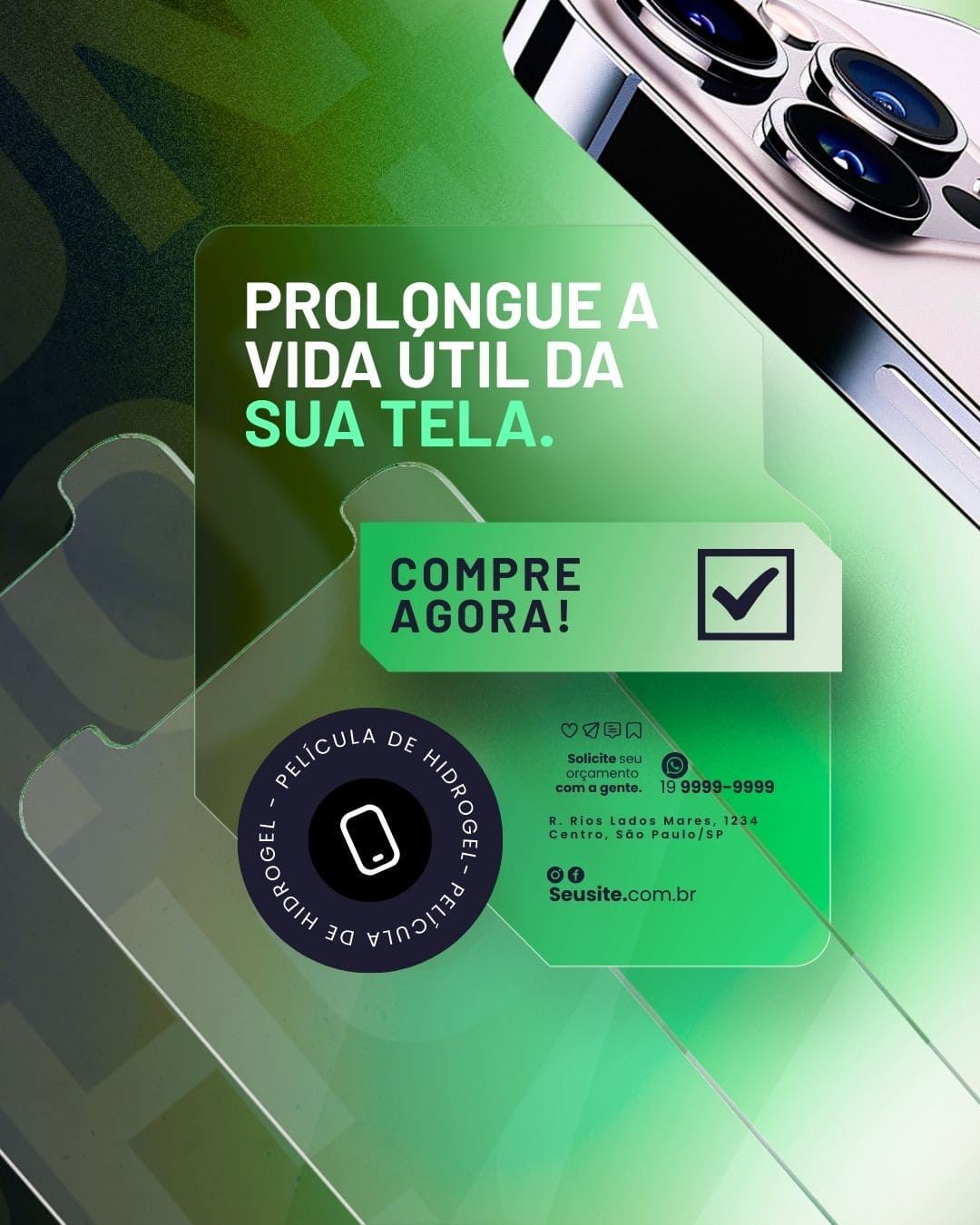 Arte Canva - Assistência Técnica de Celular 089