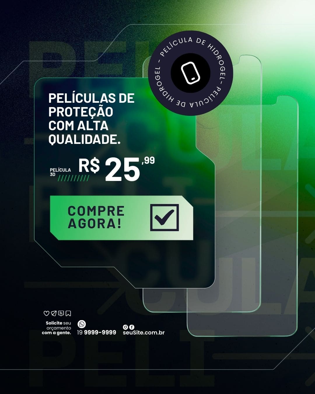 Arte Canva - Assistência Técnica de Celular 090
