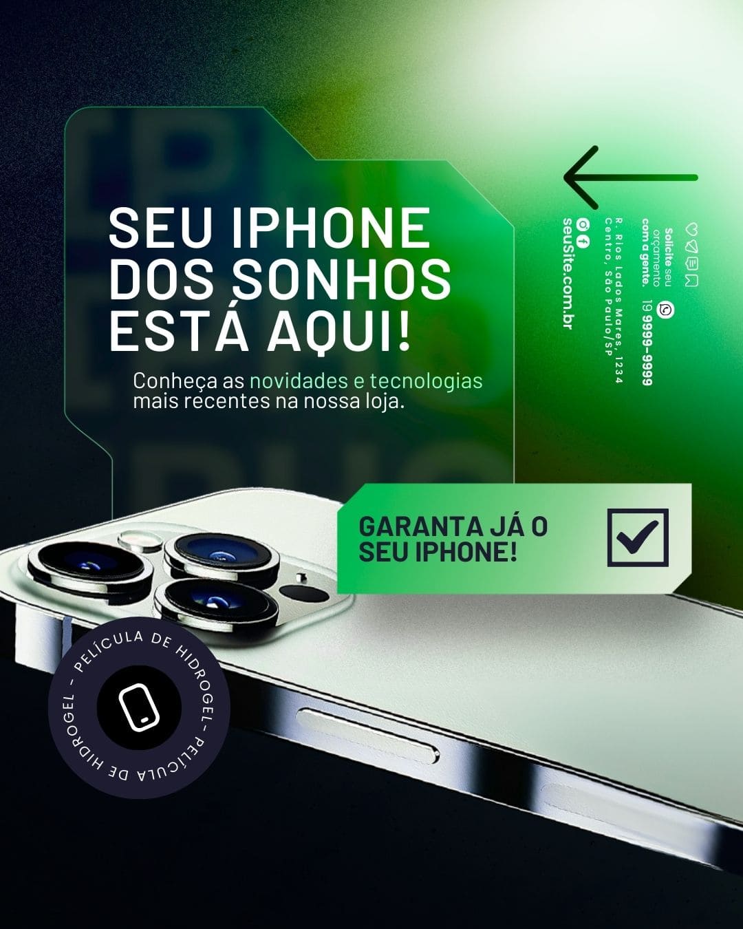 Arte Canva - Assistência Técnica de Celular 091
