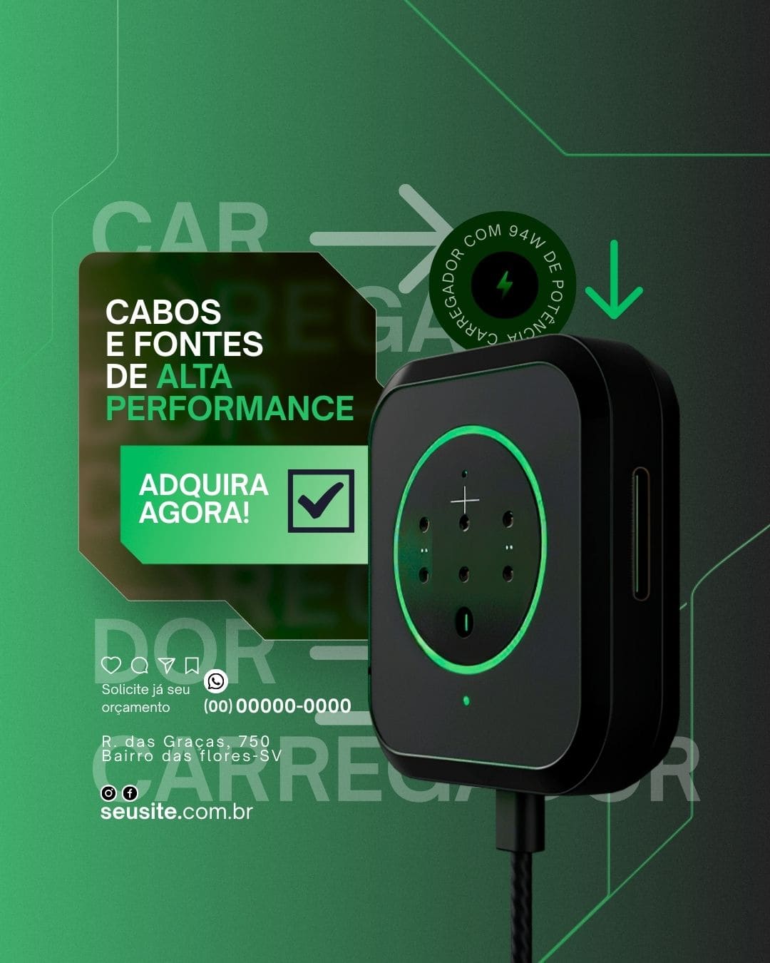 Arte Canva - Assistência Técnica de Celular 093