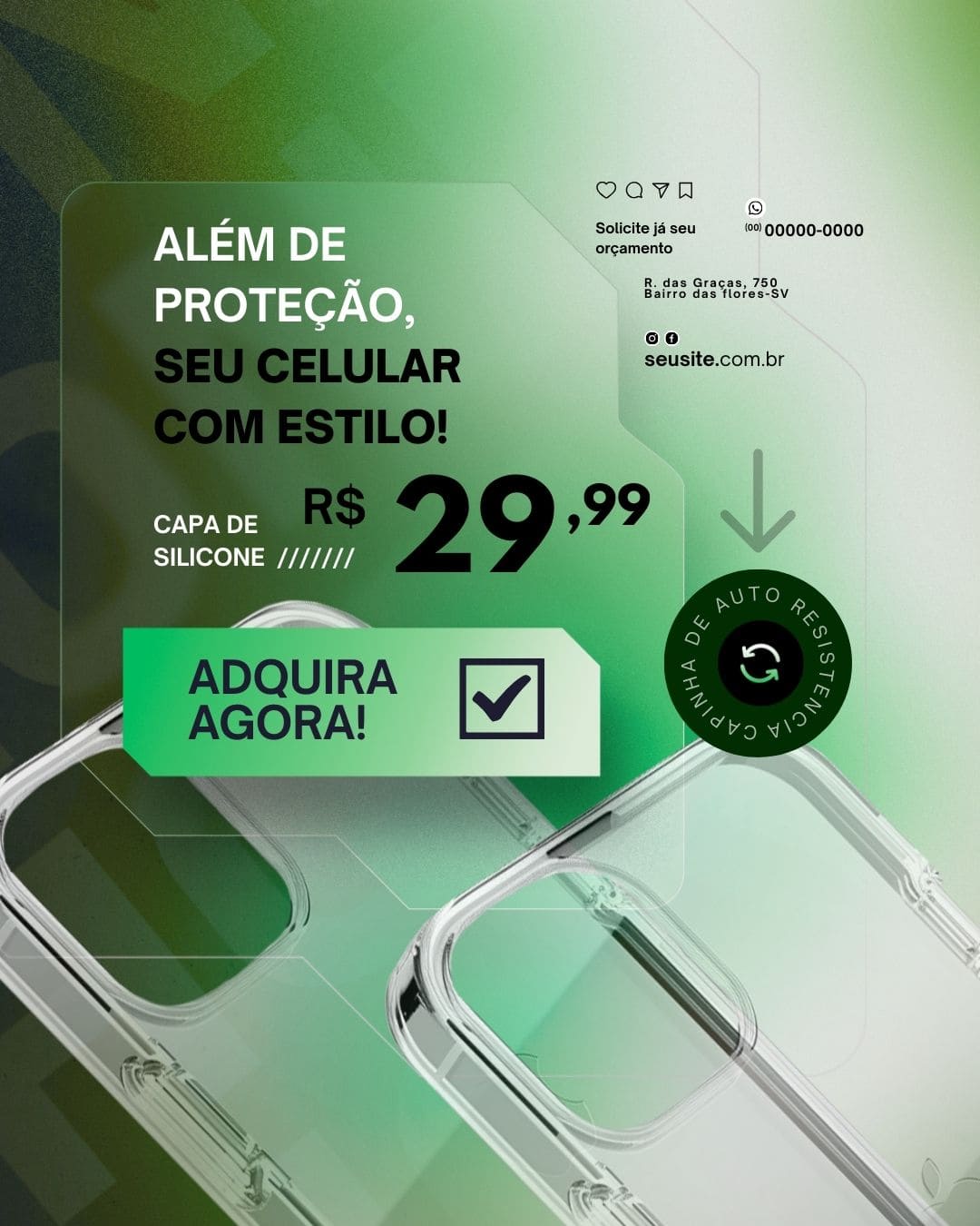 Arte Canva - Assistência Técnica de Celular 094