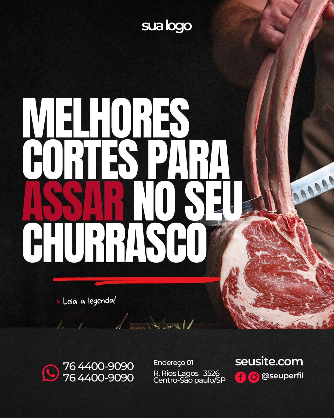 Arte Canva - *Açougue  007