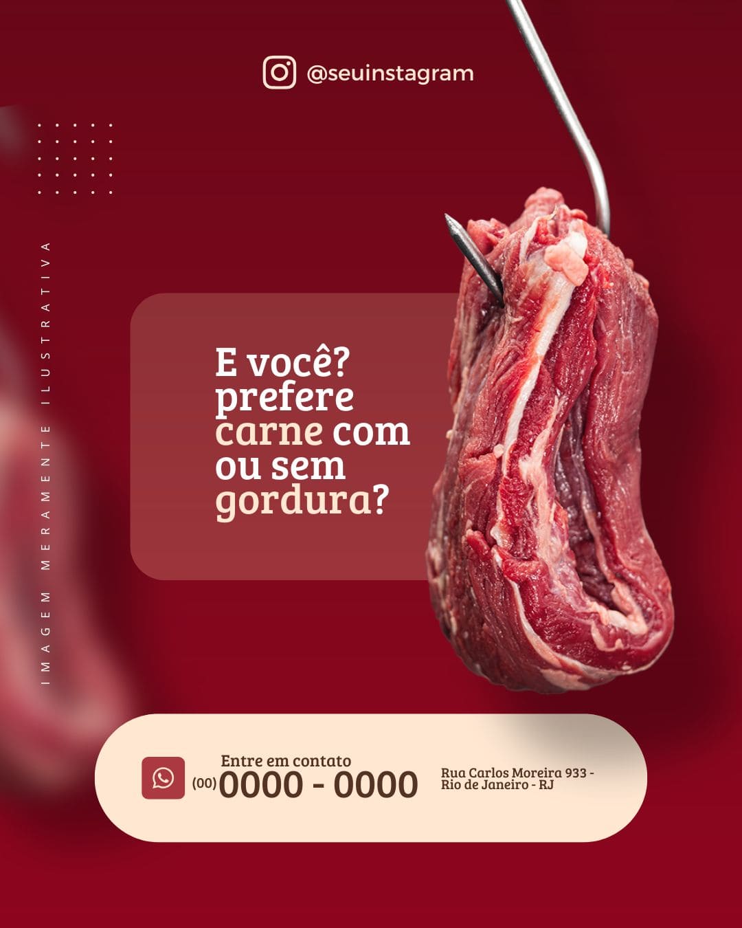 Arte Canva - *Açougue  018