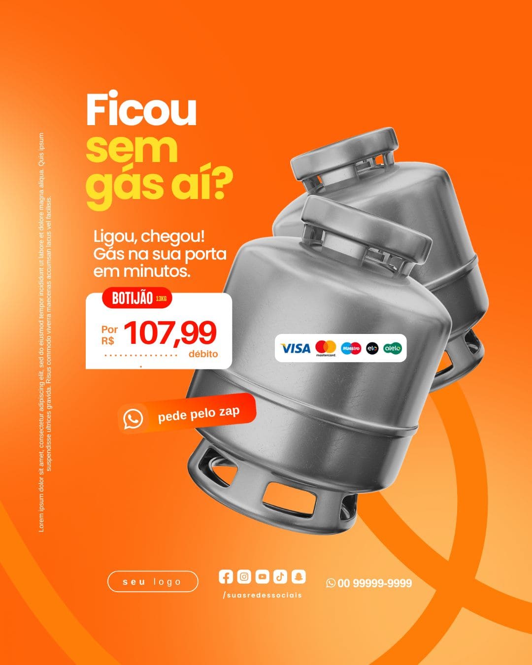 Arte Canva - *Distribuidora de Gás 001