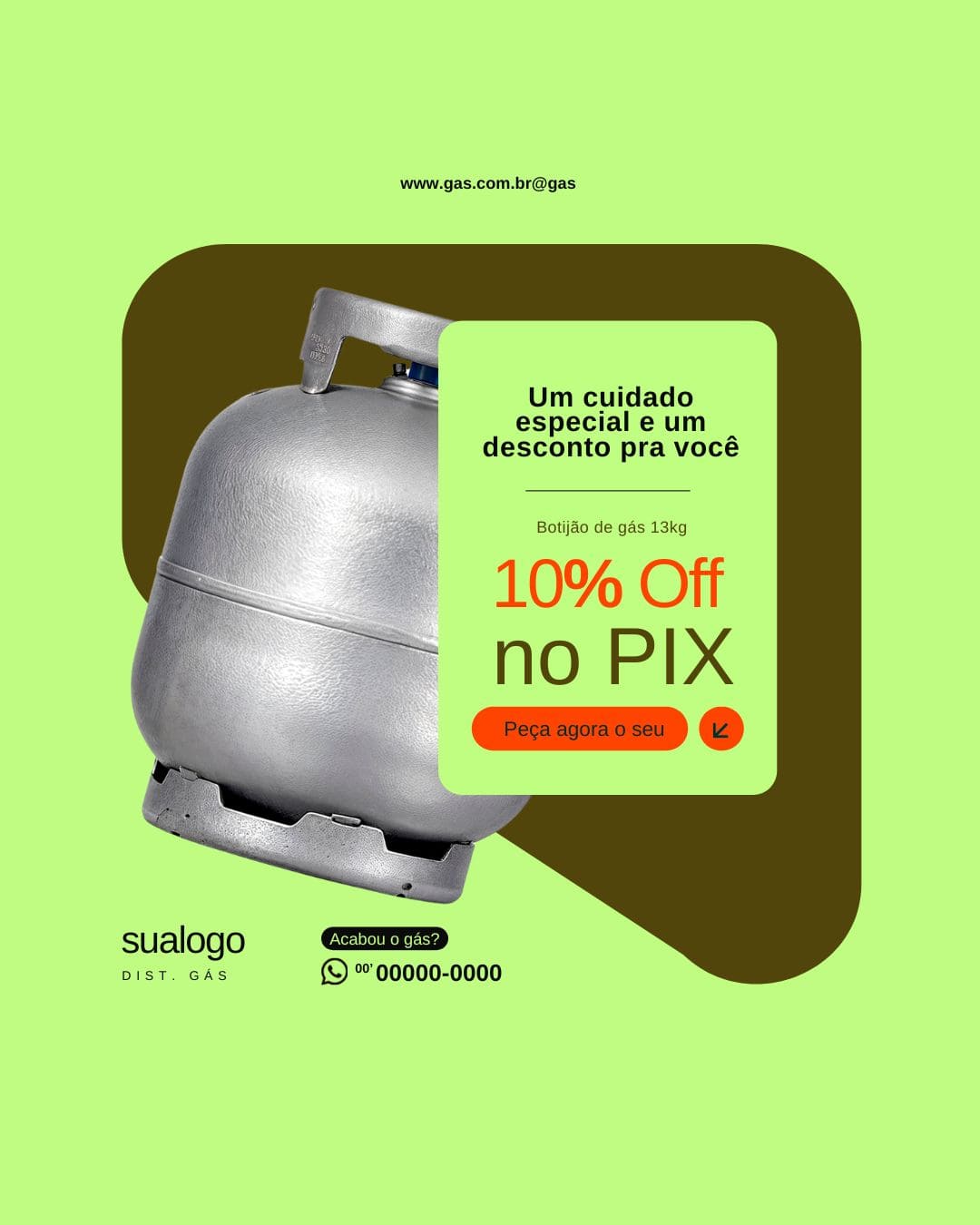 Arte Canva - *Distribuidora de Gás 004