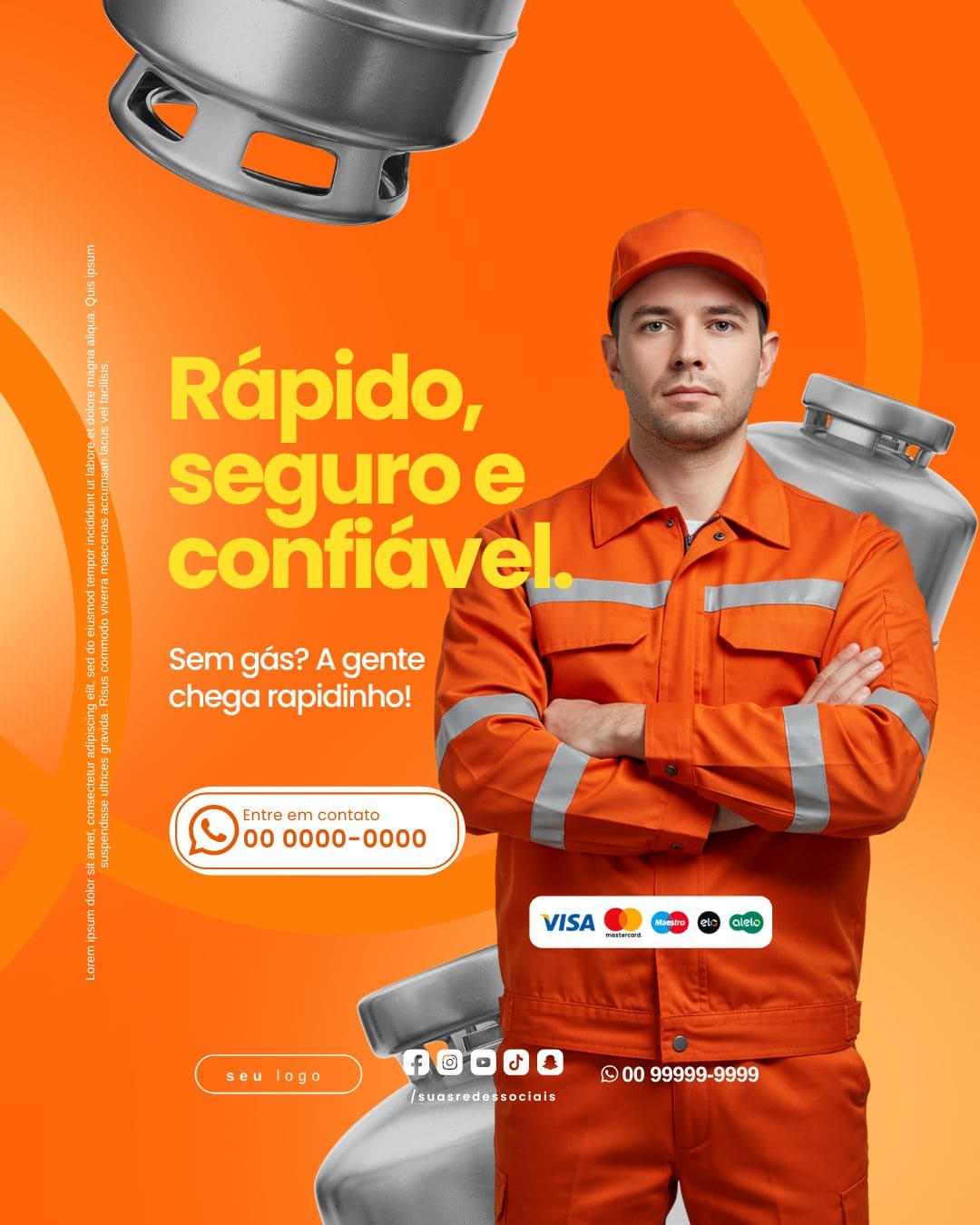 Arte Canva - *Distribuidora de Gás 006