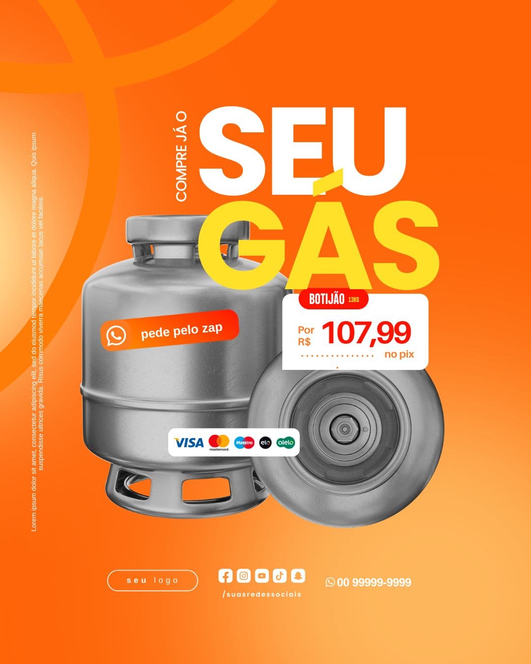 Arte Canva - *Distribuidora de Gás 007