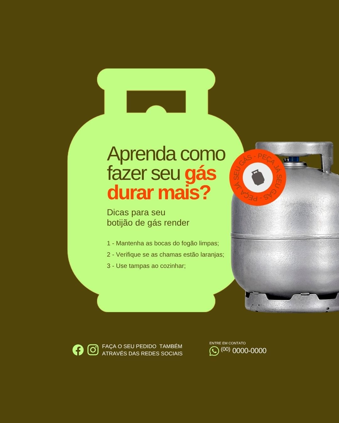 Arte Canva - *Distribuidora de Gás 009